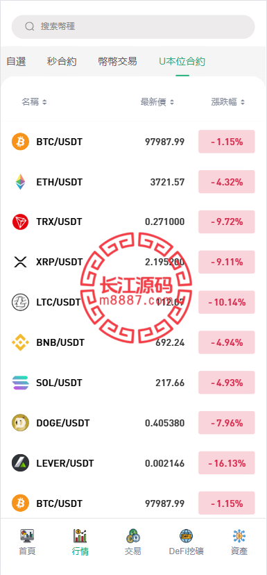 图片[10]_多语言交易所源码/手机端uniapp电脑端vue.支持秒合约/币币/国际黄金/U本位合约/DeFi挖/带盗u/可开关盗u功能_长江源码网-精品源码网