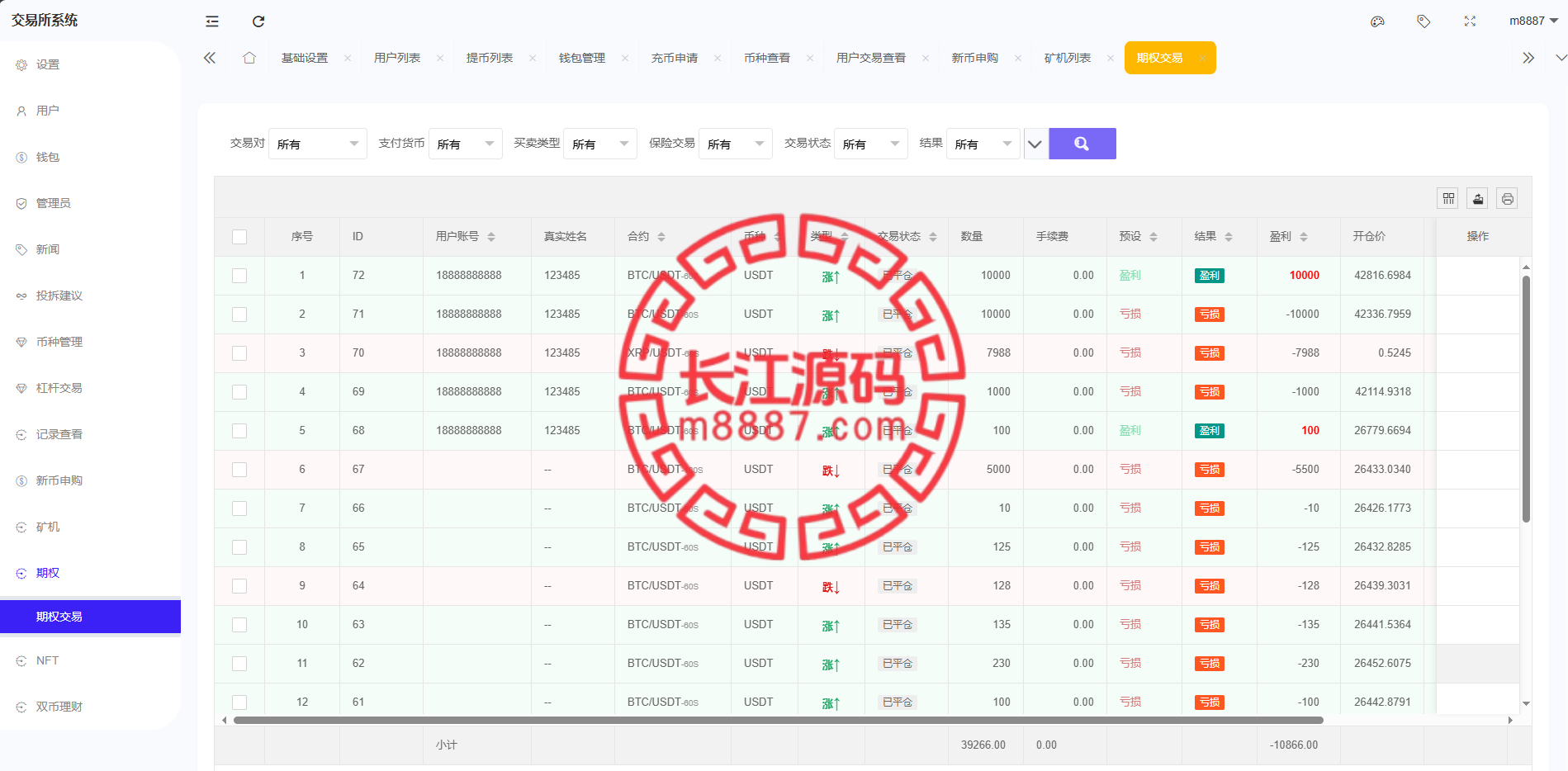 图片[20]_Crypto多语言交易所/前端uniapp纯源码/秒合约交易+合约交易+期权交易+币币交易+杠杆交易+挖矿锁仓+新币申购+NFT盲盒+双币理财_长江源码网-精品源码网