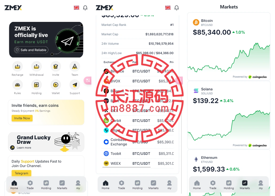 图片[1]-海外区块链AI量化源码/海外投资理财源码-长江源码网-精品源码网