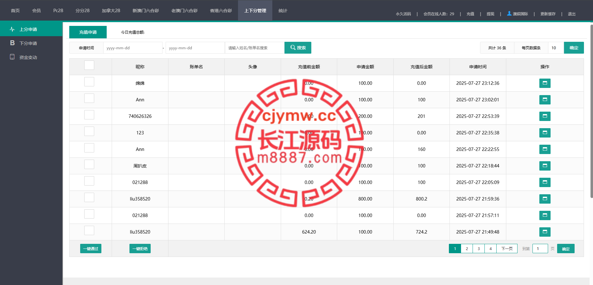 图片[12]-加拿大28系统源码/时时彩游戏系统/28竞猜源码/后台系统批量预设开奖-长江源码网-精品源码网