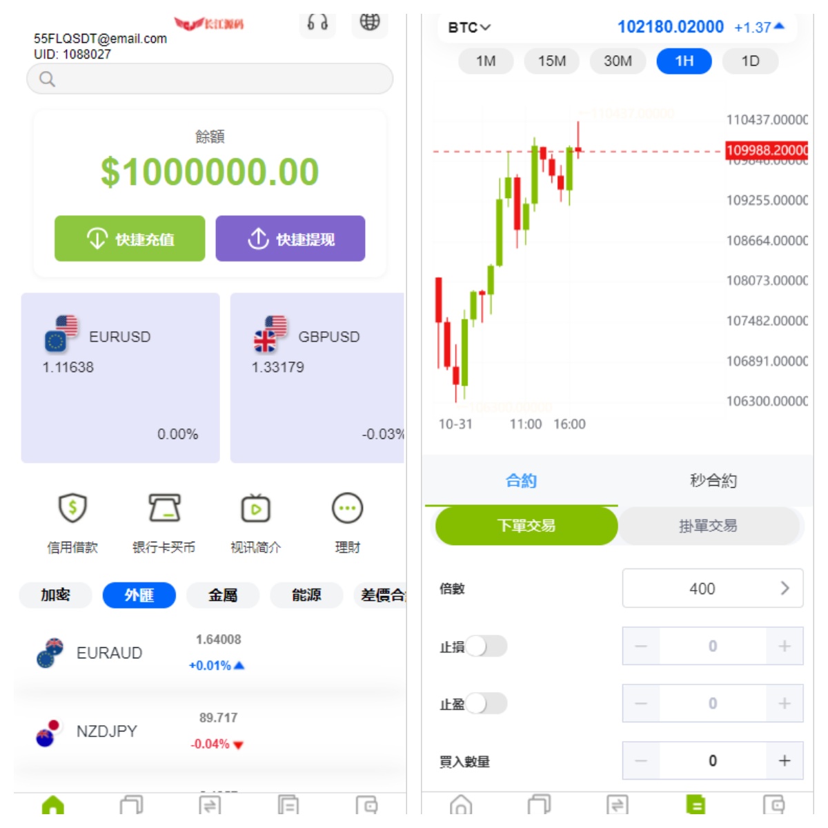 新版多语言外汇虚拟币贵金属能源仿st7系统/电脑手机uniapp-长江源码网-精品源码网